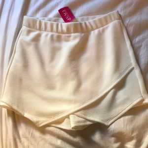 white envelope skirt